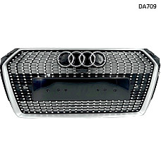 Предна решетка за Audi A4 B9 2016-2019 Диамант Хром - DA709 - Sellzone.bg Предна решетка за Audi A4 B9 2016-2019 Диамант Хром - DA709